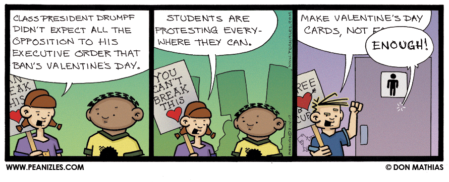 Valentines Protest