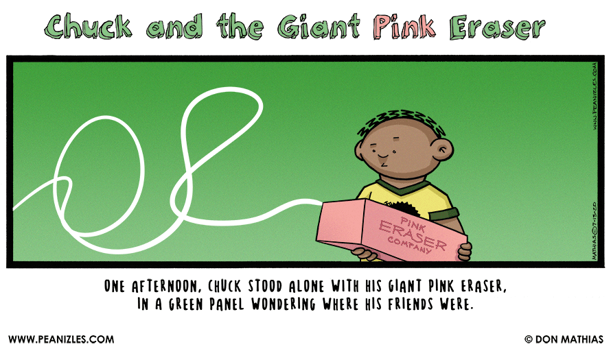 Chuck and the Giant Pink Eraser 1