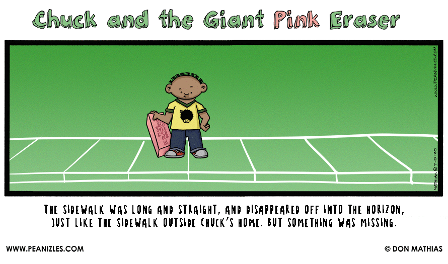 Chuck and the giant Pink Eraser 5