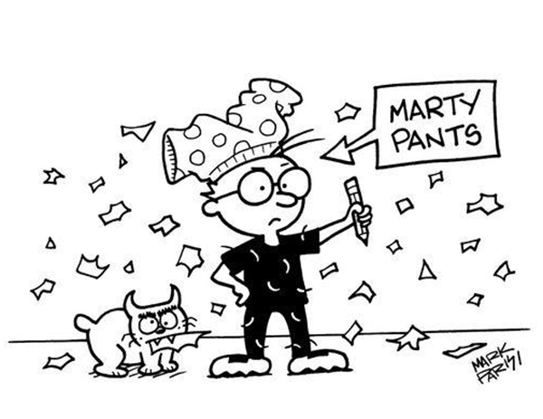 Marty Pants by Mark Parisi