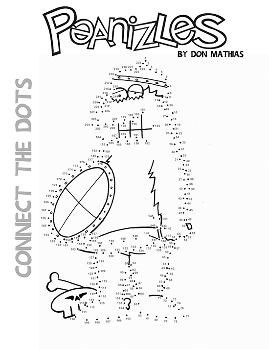 Peanizles Activity Fun Worksheet 7 Connect the Dots with Oliver